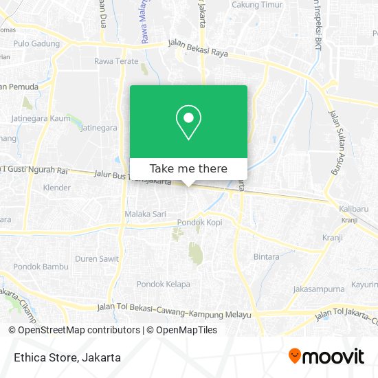 Ethica Store map