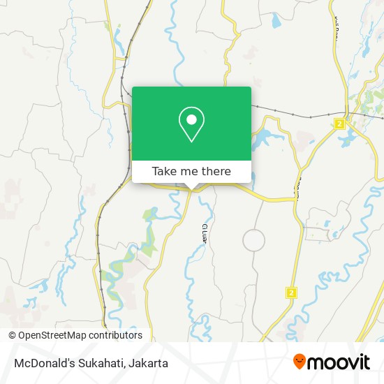 McDonald's Sukahati map