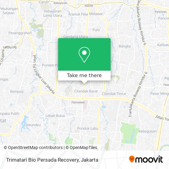 Trimatari Bio Persada Recovery map