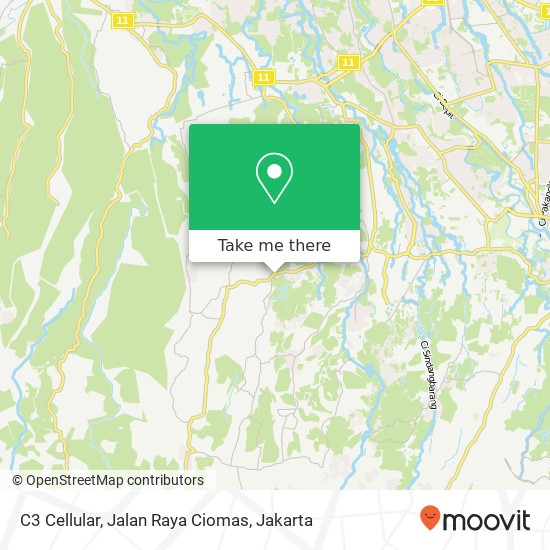 C3 Cellular, Jalan Raya Ciomas map