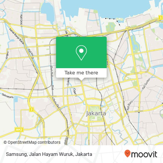 Samsung, Jalan Hayam Wuruk map