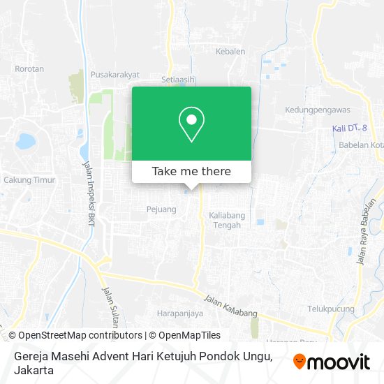 Gereja Masehi Advent Hari Ketujuh Pondok Ungu map