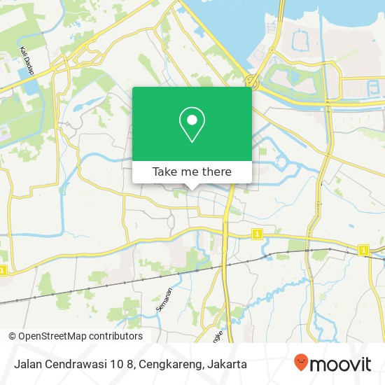 Jalan Cendrawasi 10 8, Cengkareng map