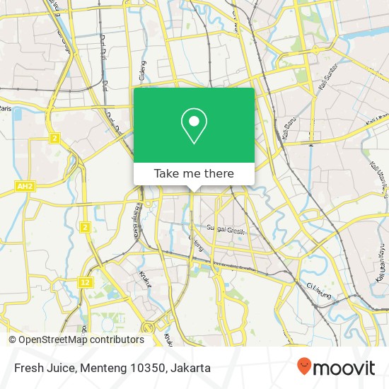 Fresh Juice, Menteng 10350 map