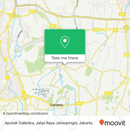 Apotek Galenika, Jalan Raya Jatiwaringin map