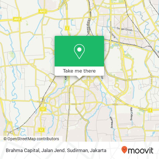 Brahma Capital, Jalan Jend. Sudirman map