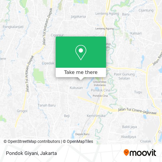 Pondok Giyani map