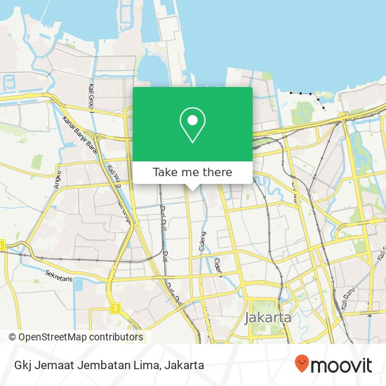 Gkj Jemaat Jembatan Lima map