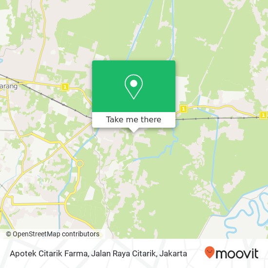 Apotek Citarik Farma, Jalan Raya Citarik map