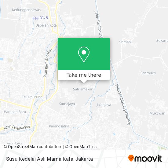 Susu Kedelai Asli Mama Kafa map