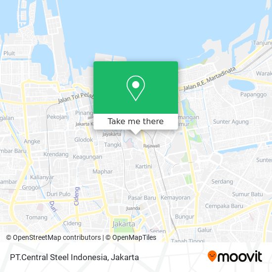 PT.Central Steel Indonesia map