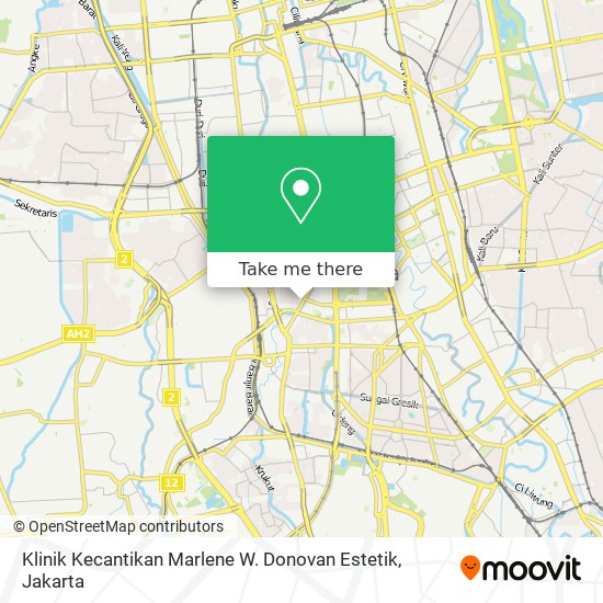 Klinik Kecantikan Marlene W. Donovan Estetik map