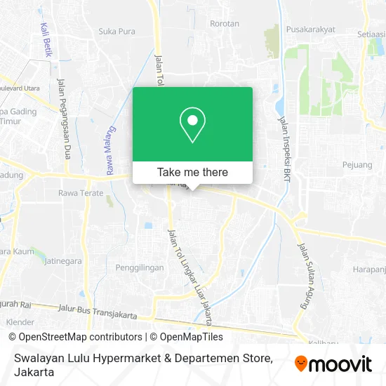 Swalayan Lulu Hypermarket & Departemen Store map