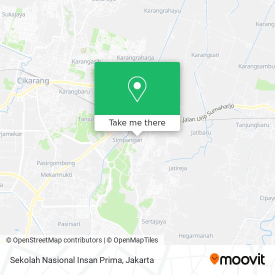 Sekolah Nasional Insan Prima map