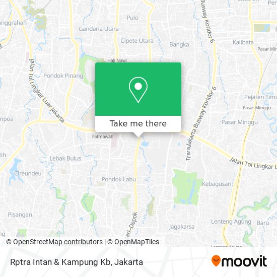 Rptra Intan & Kampung Kb map