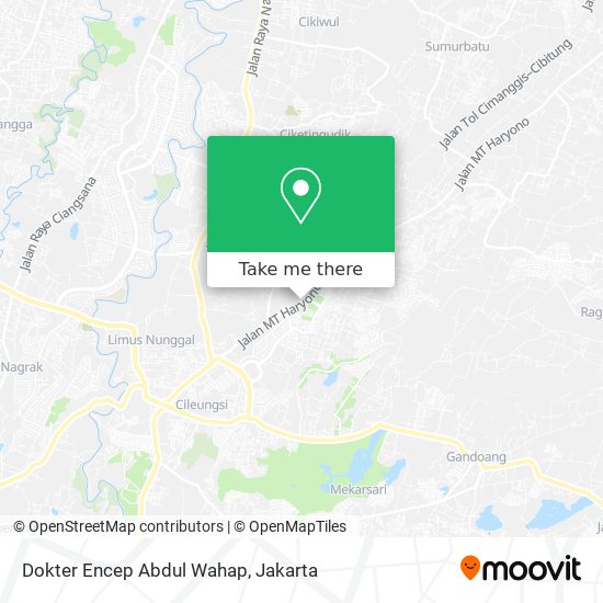 Dokter Encep Abdul Wahap map