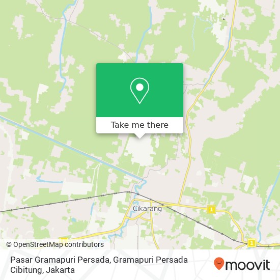 Pasar Gramapuri Persada, Gramapuri Persada Cibitung map