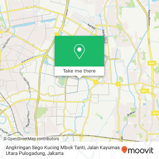 Angkringan Sego Kucing Mbok Tanti, Jalan Kayumas Utara Pulogadung map