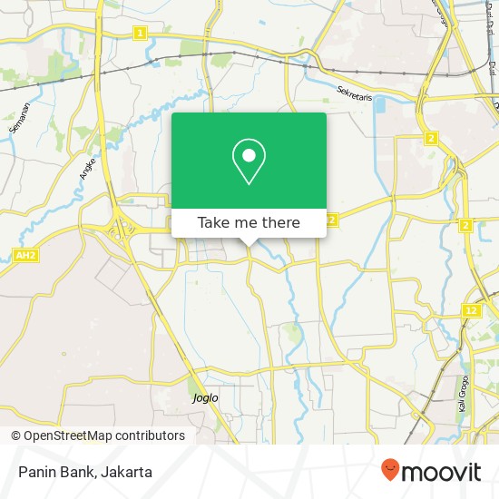 Panin Bank, Jalan Pesanggrahan map