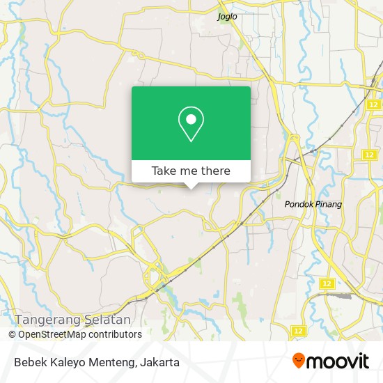 Bebek Kaleyo Menteng map