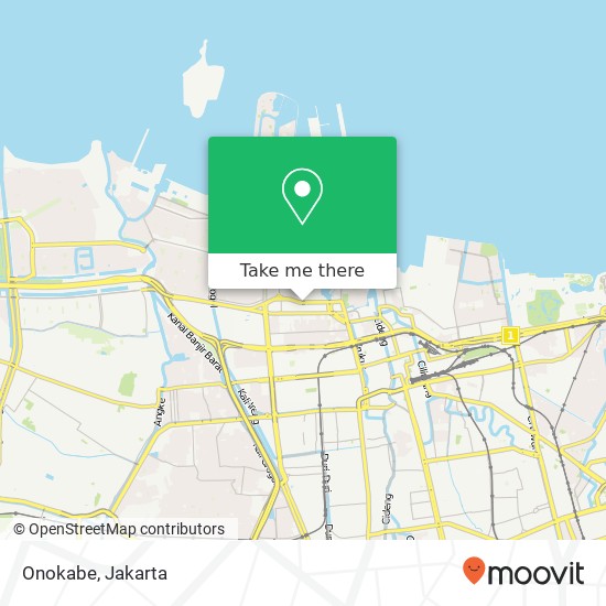 Onokabe, Jalan Pluit Selatan Penjaringan map