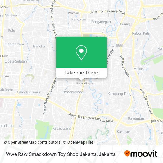 Wwe Raw Smackdown Toy Shop Jakarta map
