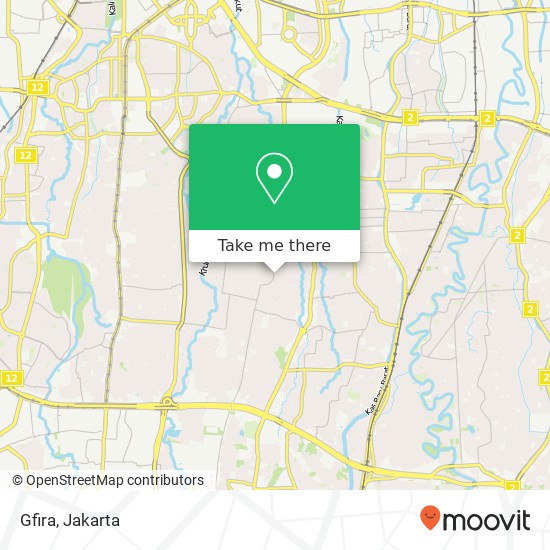 Gfira, Jalan Kemang Timur Mampang Prapatan map