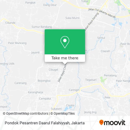 Pondok Pesantren Daarul Falahiyyah map