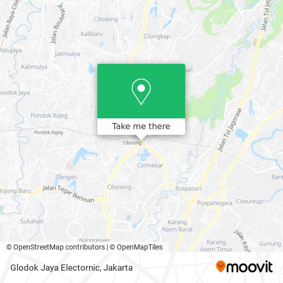 Glodok Jaya Electornic map