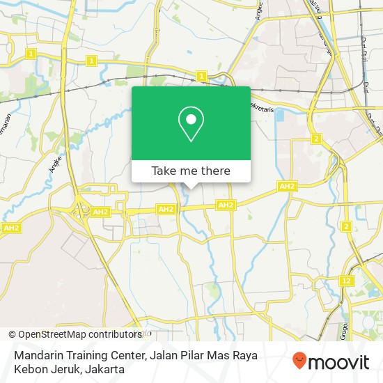 Mandarin Training Center, Jalan Pilar Mas Raya Kebon Jeruk map