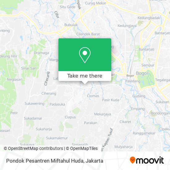 Pondok Pesantren Miftahul Huda map