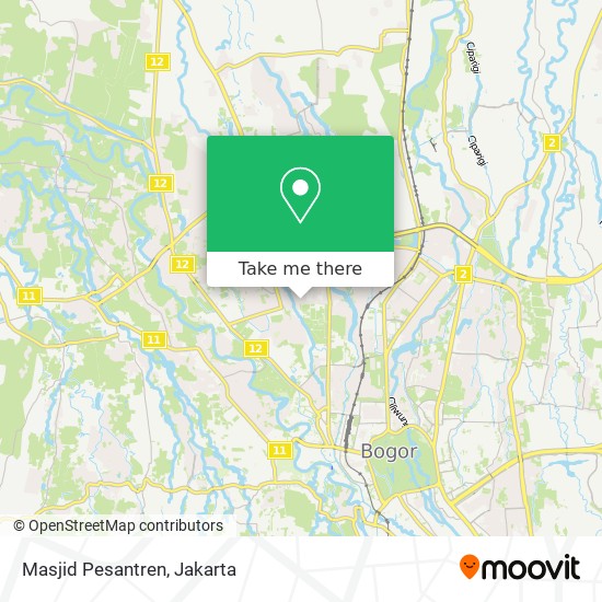 Masjid Pesantren map