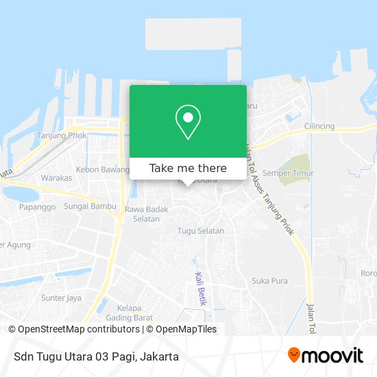 Sdn Tugu Utara 03 Pagi map