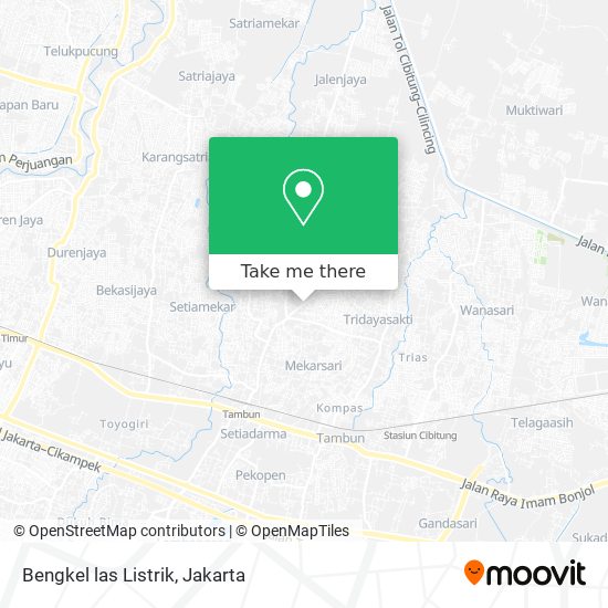 Bengkel las Listrik map