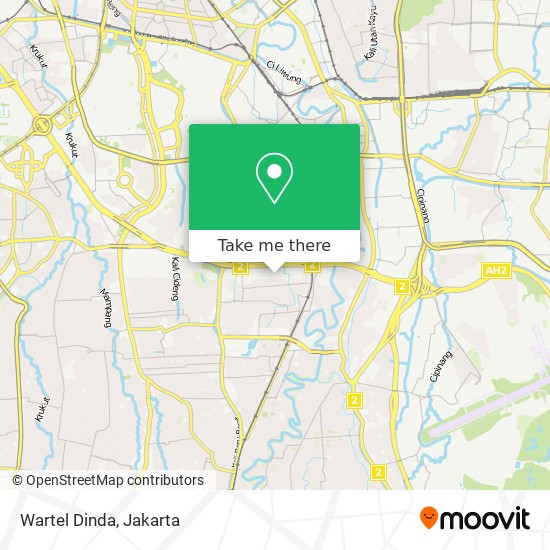 Wartel Dinda map