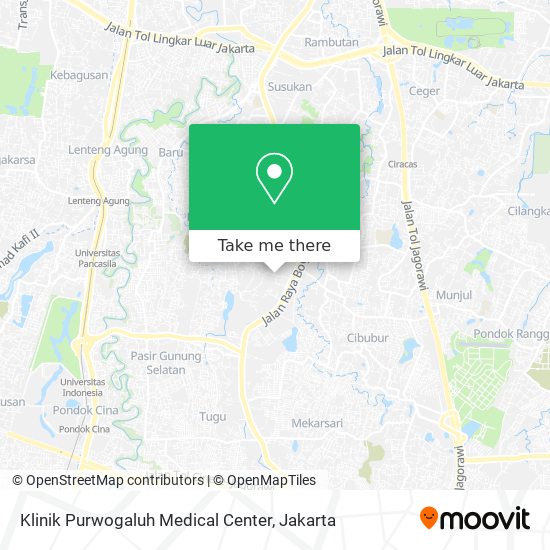 Klinik Purwogaluh Medical Center map