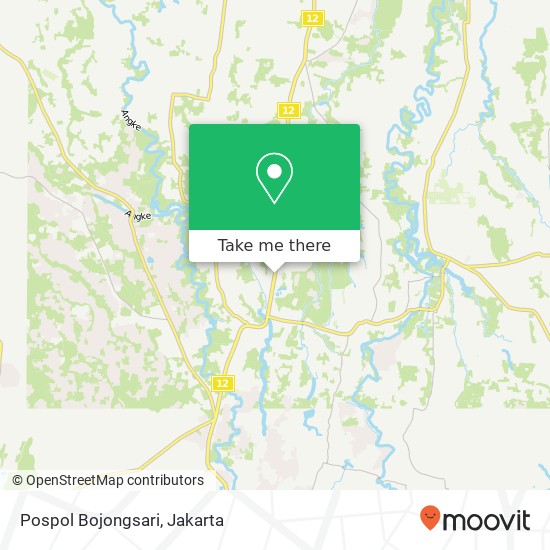 Pospol Bojongsari, Jalan Raya Bojongsari map