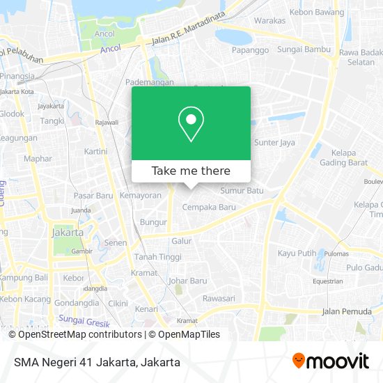 SMA Negeri 41 Jakarta map