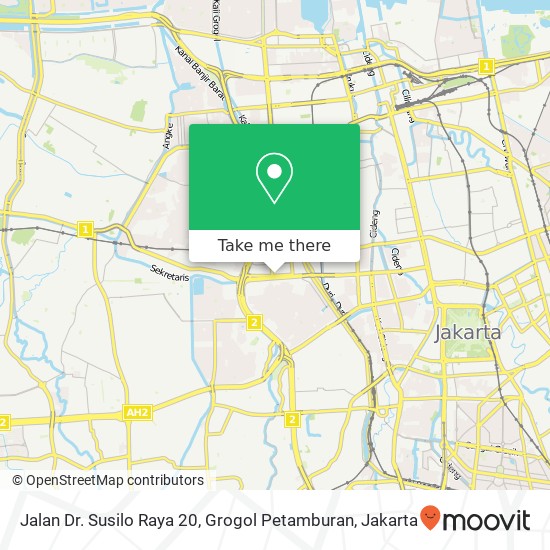 Jalan Dr. Susilo Raya 20, Grogol Petamburan map