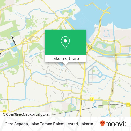 Citra Sepeda, Jalan Taman Palem Lestari map