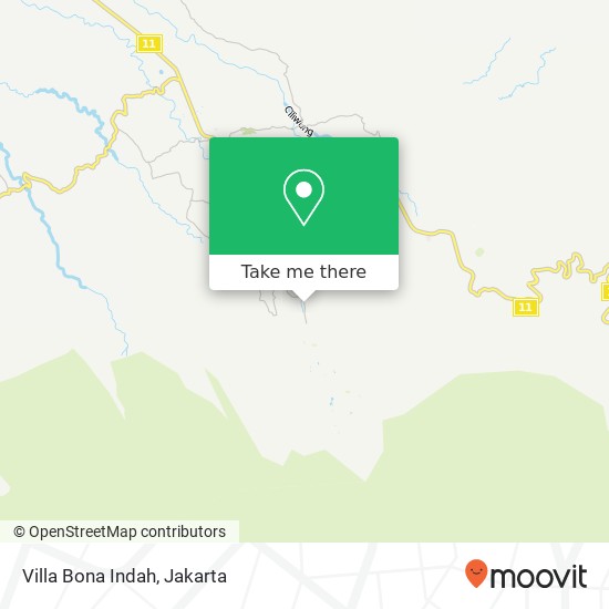 Villa Bona Indah map