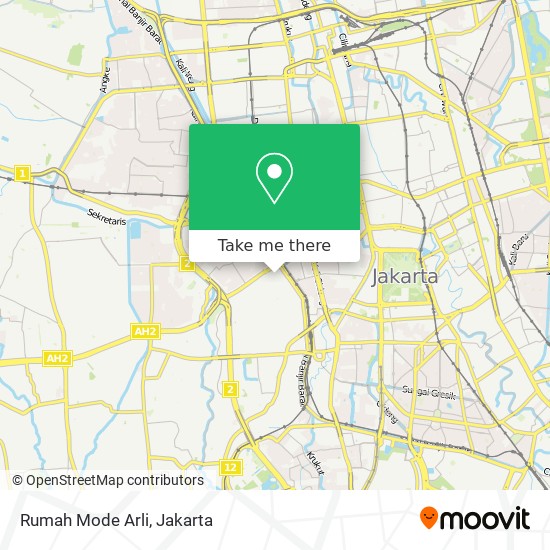 Rumah Mode Arli map