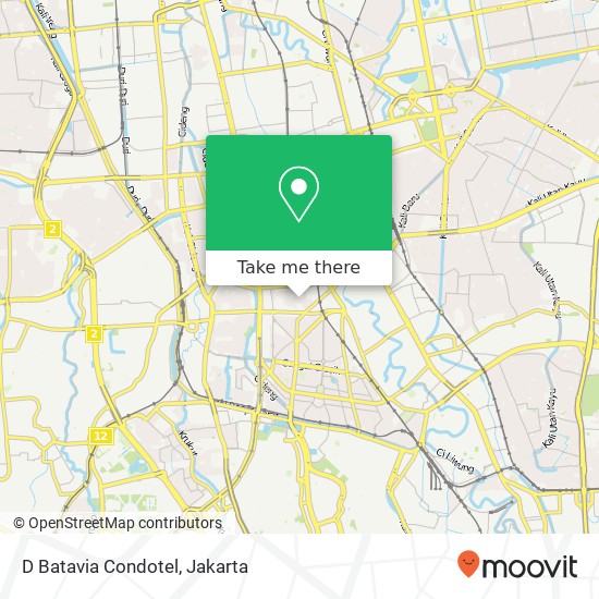 D Batavia Condotel, Jalan Jaksa Menteng map