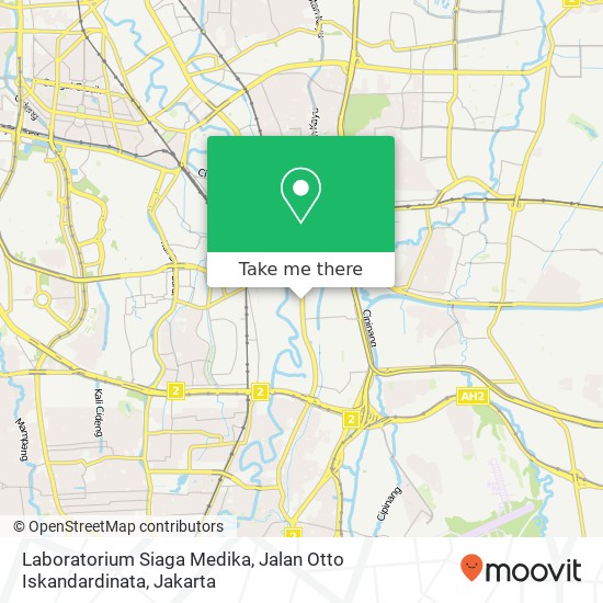 Laboratorium Siaga Medika, Jalan Otto Iskandardinata map