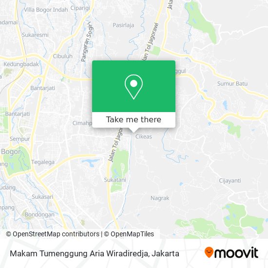 Makam Tumenggung Aria Wiradiredja map