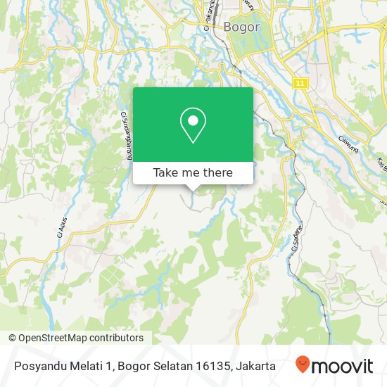 Posyandu Melati 1, Bogor Selatan 16135 map