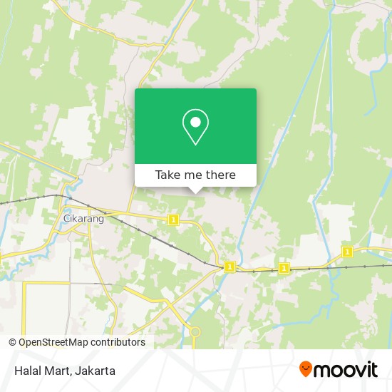 Halal Mart map