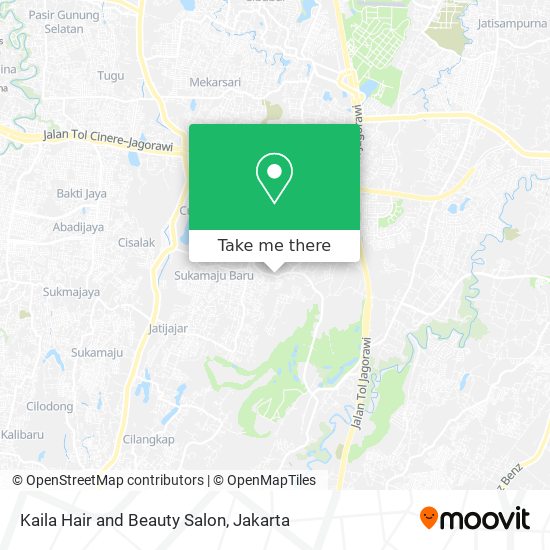 Kaila Hair and Beauty Salon map