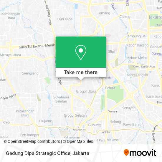 Gedung Dipa Strategic Office map