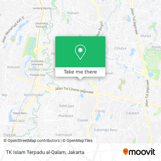 TK Islam Terpadu al-Qalam map